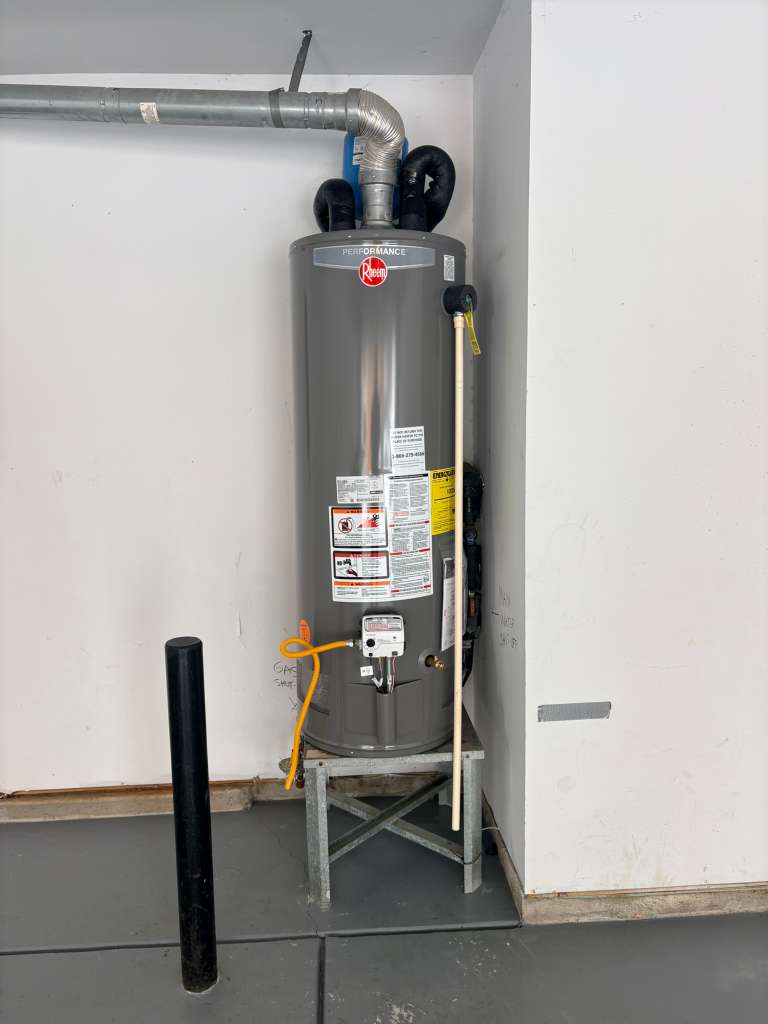 Rinnai tankless water heater exterior wall mount